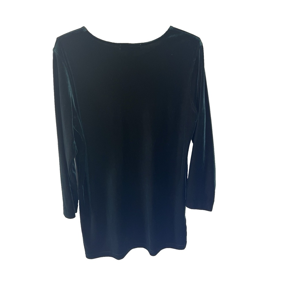 Karen Kane Green Velvet Top Women S Goblin Witchy‎ Soft Evening